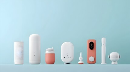 Aufkleber - Lineup of Modern Home Automation Devices for Intelligent Living