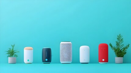 Poster - Lineup of Modern Smart Home Gadgets and Devices for Automated Living