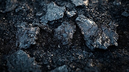 Poster - Dusty and Scratchy Black Texture : Generative AI