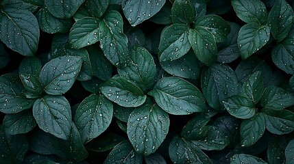 Poster - Fresh Young Leaves Background : Generative AI