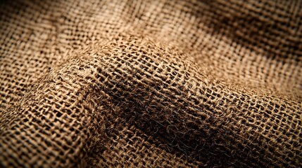 Poster - Brown Fabric Texture : Generative AI
