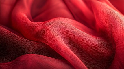 Poster - Abstract Red Background : Generative AI