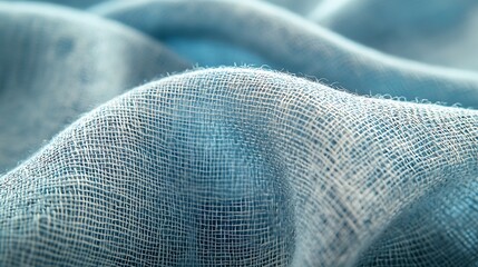 Poster - Gray Fabric Texture Background : Generative AI