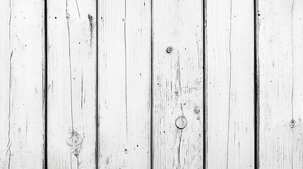Poster - White Wooden Board Background Texture : Generative AI