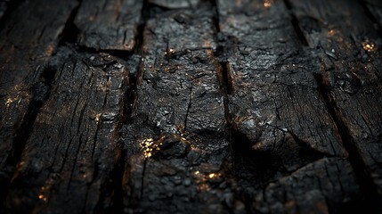 Poster - Dark Grunge Wooden Texture Background : Generative AI