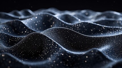 Poster - Abstract Black Background : Generative AI