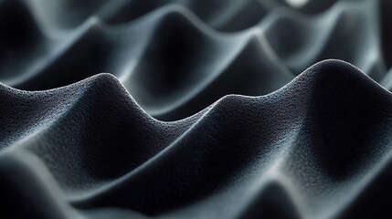 Poster - Foam Rubber Acoustic Treatment : Generative AI