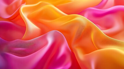 Poster - Bright Colorful Fabric Texture : Generative AI