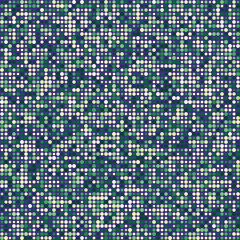 Poster - Geometric shapes background. Circles in multiple colors: blue, gray, green, purple, and dark green. Elegant vector illustration.