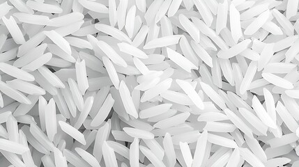 Poster - White Rice Texture : Generative AI