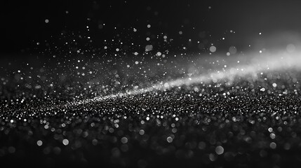 Poster - Dust and Scratches Black Texture : Generative AI