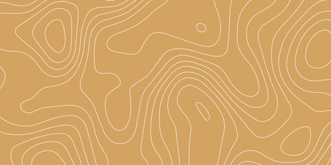 Poster - Abstract design with seamless pattern with lines topographic map. geographic mountain relief. the brown on white contours topography stylized height of the lines. geographic contour map paper texture.