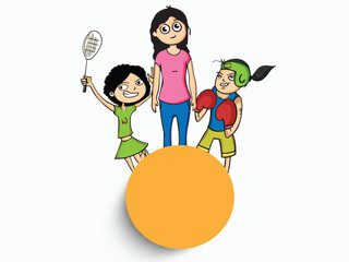 Wall Mural - International Women's Day celebration concept.