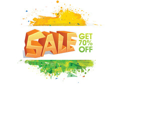 Wall Mural - Sale Poster, Banner or Flyer for Indian Republic Day.