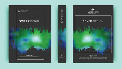 Poster - Modern vector illustration of professional cover design layout for business or corporate sector.