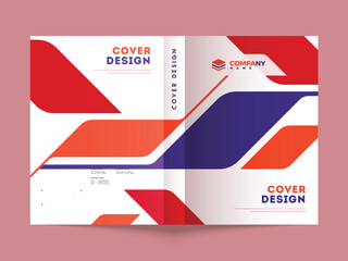 Sticker - Business cover page layout for corporate sector.