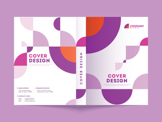 Poster - Business cover page layout for corporate sector.