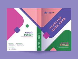 Poster - Cover design or template layout for business or corporate sector.