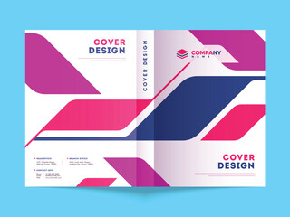 Sticker - Business cover page layout for corporate sector.