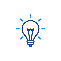 Poster - Light bulb icon, Light bulb sign vector