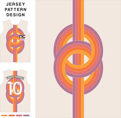 Wall Mural - Abstract circle concept vector jersey pattern template for printing or sublimation sports uniforms football volleyball basketball e-sports cycling and fishing Free Vector.