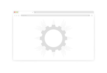 Poster - Browser icon. Flat style. Vector icons.