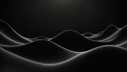 Monochrome digital waves