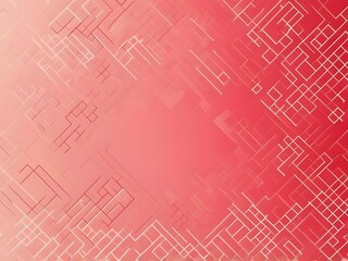 Wall Mural - abstract Pastel geometric background of squares. Red blur background