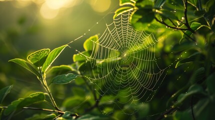 spider's trap on the tree