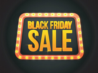 Poster - Black Friday Sale Poster, Banner or Flyer.