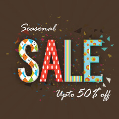 Poster - Seasonal Sale Poster, Banner or Flyer design.