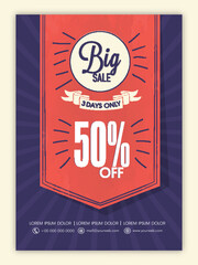 Sticker - Big Sale Flyer or Pamphlet.