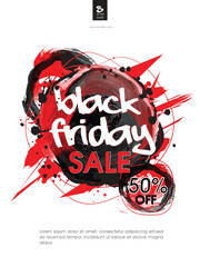 Poster - Black Friday Sale Banner or Pamphlet.