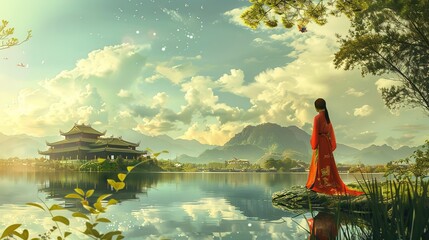 Vietnamese ao dai wallpaper