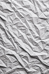 Close-up of wrinkled paper texture with visible creases and rough surface.