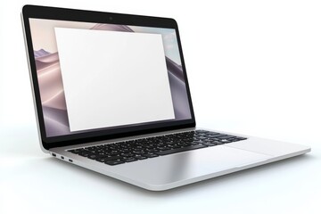 Laptop Mockup on Isolated white background created with Generative AI