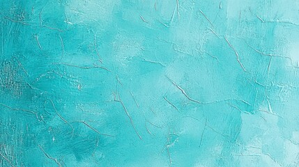 Poster - Abstract Turquoise Textured Background   Wall  Paint  Cracked  Grunge  Vintage