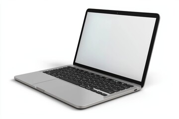 Laptop Mockup on Isolated white background created with Generative AI