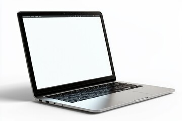 Laptop Mockup on Isolated white background created with Generative AI