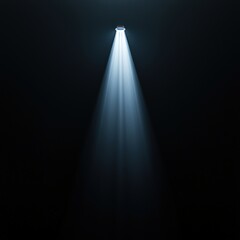 Poster - Light beam in the dark