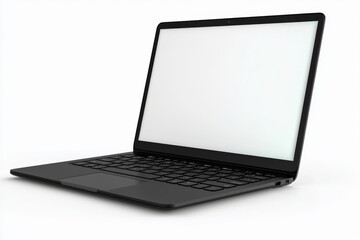 laptop mockup on isolated white background created with generative ai