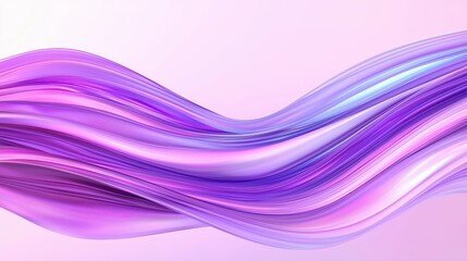 Wall Mural - Abstract Purple and Blue Swirling Wave Pattern Background