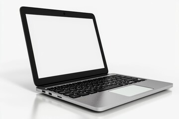 Laptop Mockup on Isolated white background created with Generative AI