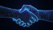 © Narongsag - Digital Handshake   Futuristic Business Partnership Concept