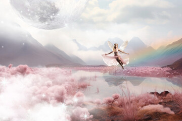 Wall Mural - Magical world & fairy fantasy remix