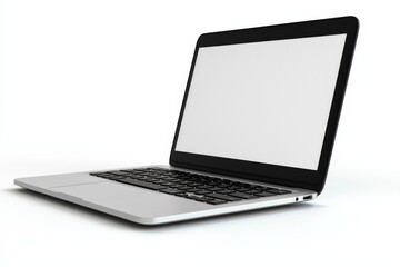 Laptop Mockup on Isolated white background created with Generative AI