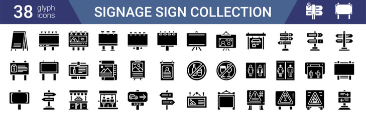 signage signs billboards identification signs guideposts informational