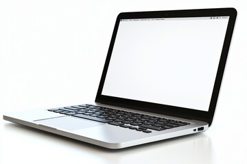 Laptop Mockup on Isolated white background created with Generative AI