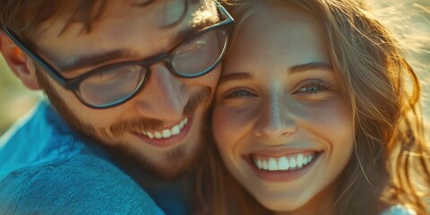 Poster - Couple Hugging