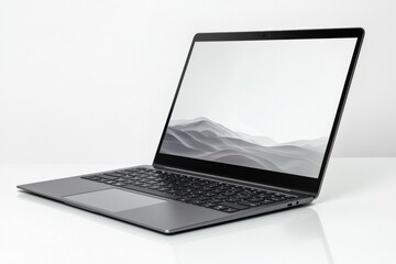Laptop Mockup on Isolated white background created with Generative AI